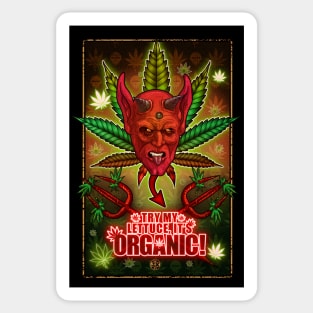 hejk81, Devil's Lettuce, Try my lettuce its organic Sticker